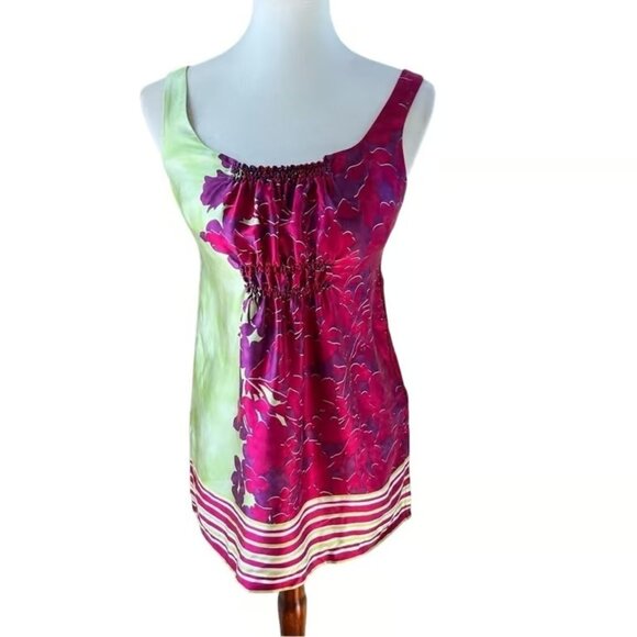 CAbi Tops - Cabi 100% Silk Blouse CABi # 103 - Bright colors - sleeveless XS